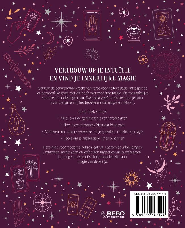 Achterkant van The witch guide tarot