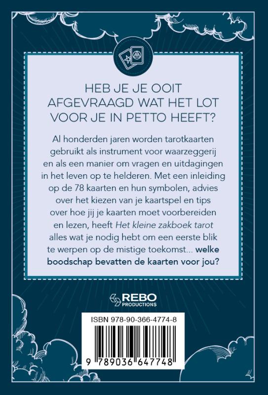 Achterkant van Het kleine zakboek Tarot