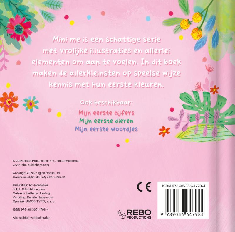 Achterkant van Mijn eerste kleuren