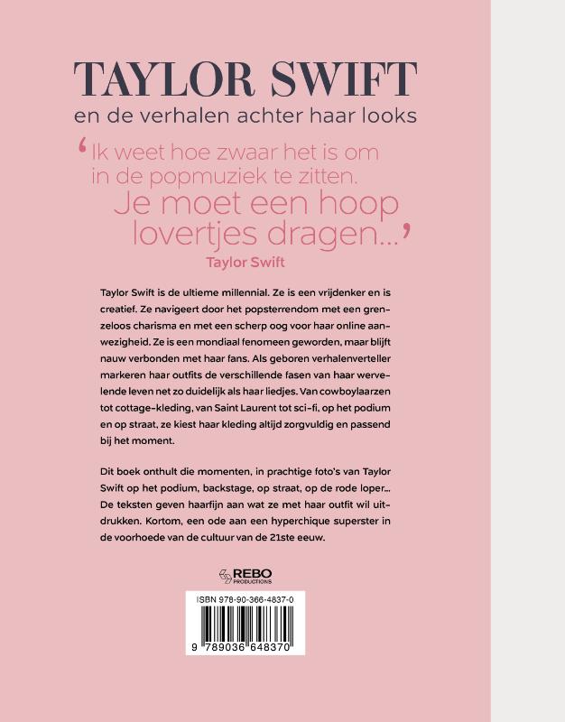 Achterkant van Taylor Swift en de verhalen achter haar looks
