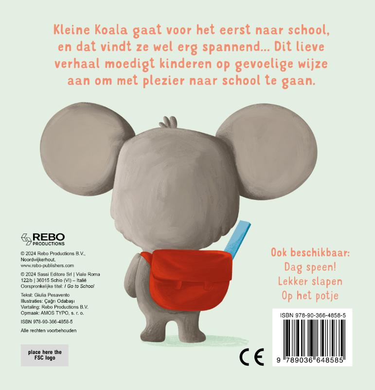 Achterkant van Naar school