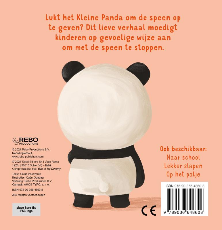 Achterkant van Dag speen!
