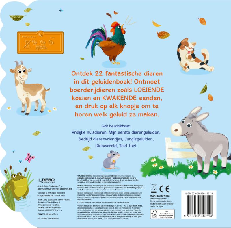 Achterkant van Op de boerderij