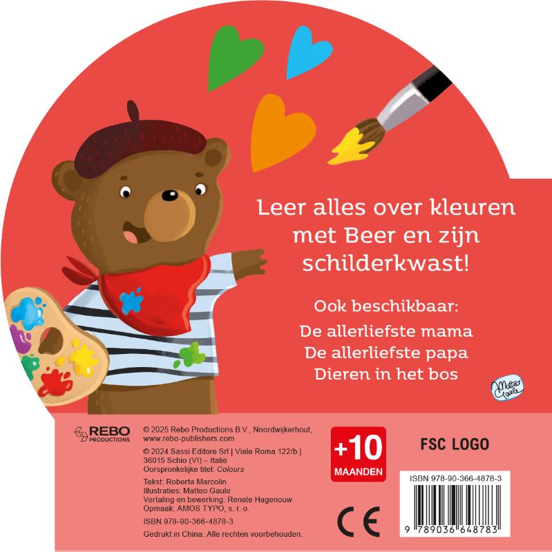 Achterkant van Kleuren