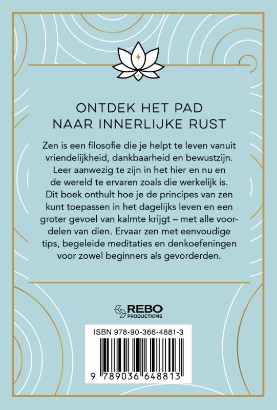 Achterkant van Het kleine boek zen