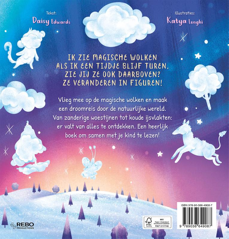 Achterkant van Hoog in de wolken
