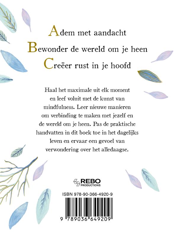 Achterkant van Mindfulness van A tot Z