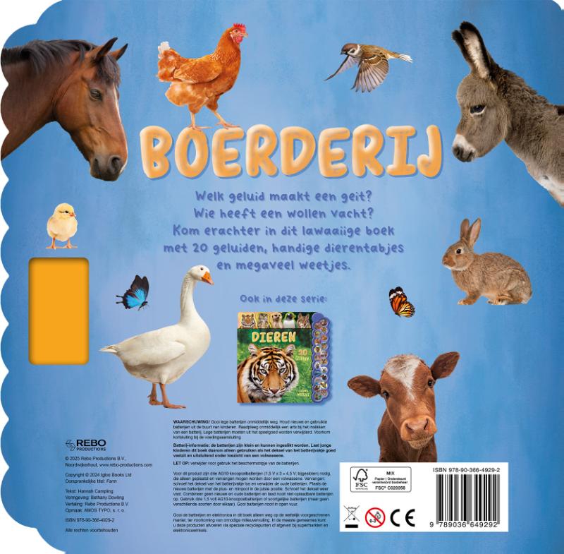 Achterkant van Boerderij - 20-geluidenboek