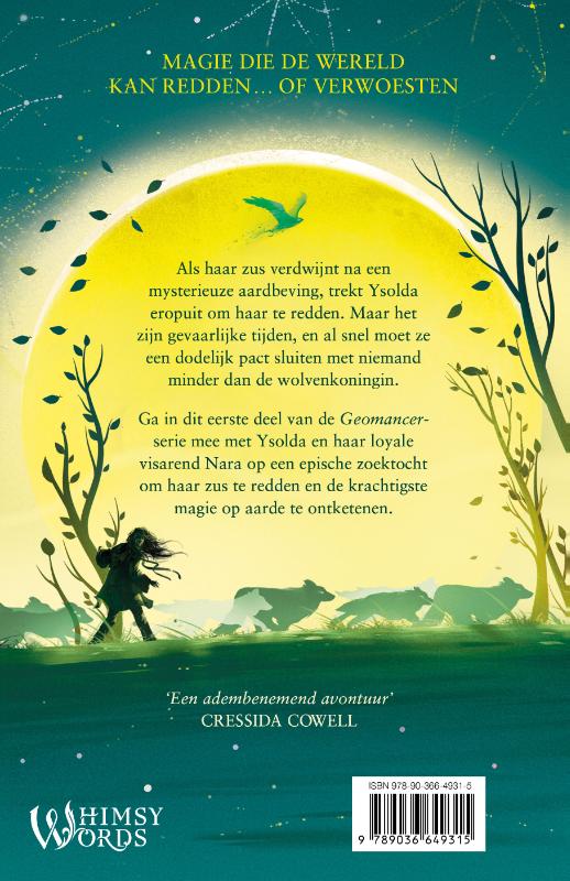 Achterkant van In de schaduw van de wolvenkoningin
