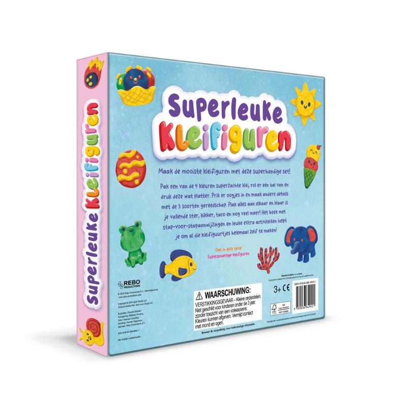 Achterkant van Superleuke kleifiguren - Kleifiguren