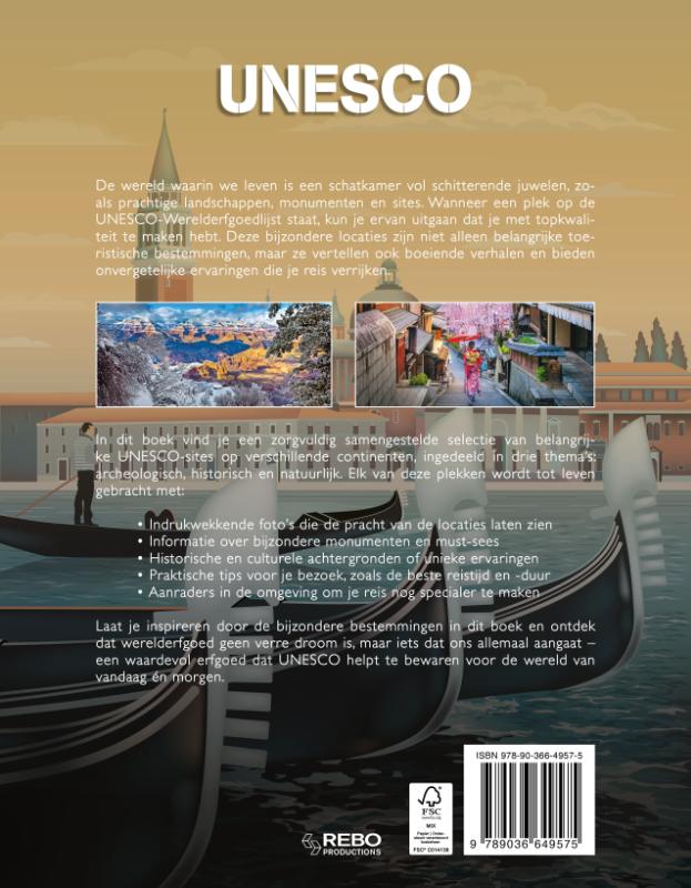 Achterkant van Unesco