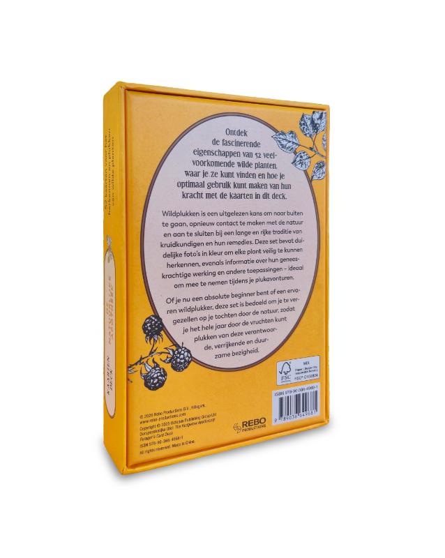 Achterkant van De natuurlijke apotheek kaartendeck