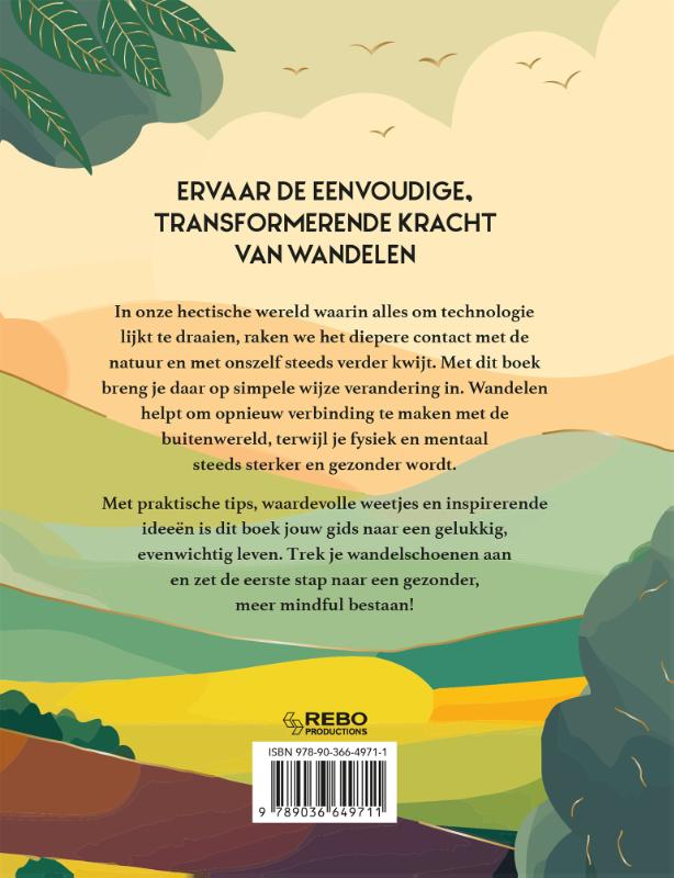 Achterkant van Wandelen voor mind, body & soul