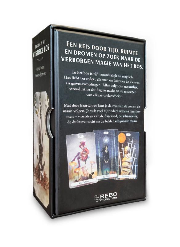 Achterkant van Een dag in het mystieke bos Tarot
