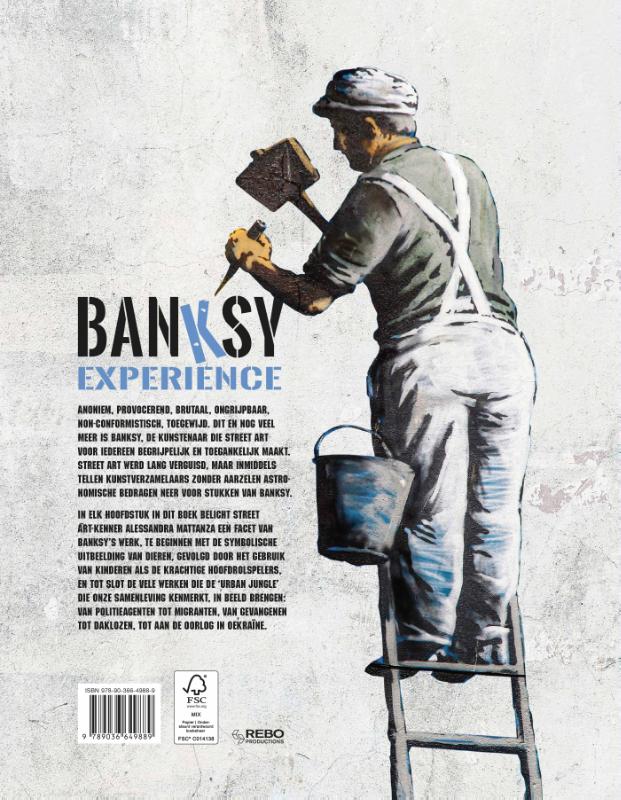 Achterkant van Banksy experience
