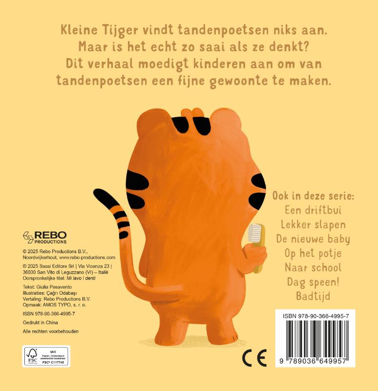 Achterkant van Tandenpoetsen