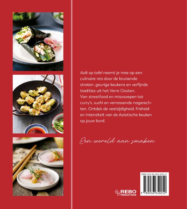 Achterkant van Azië op tafel
