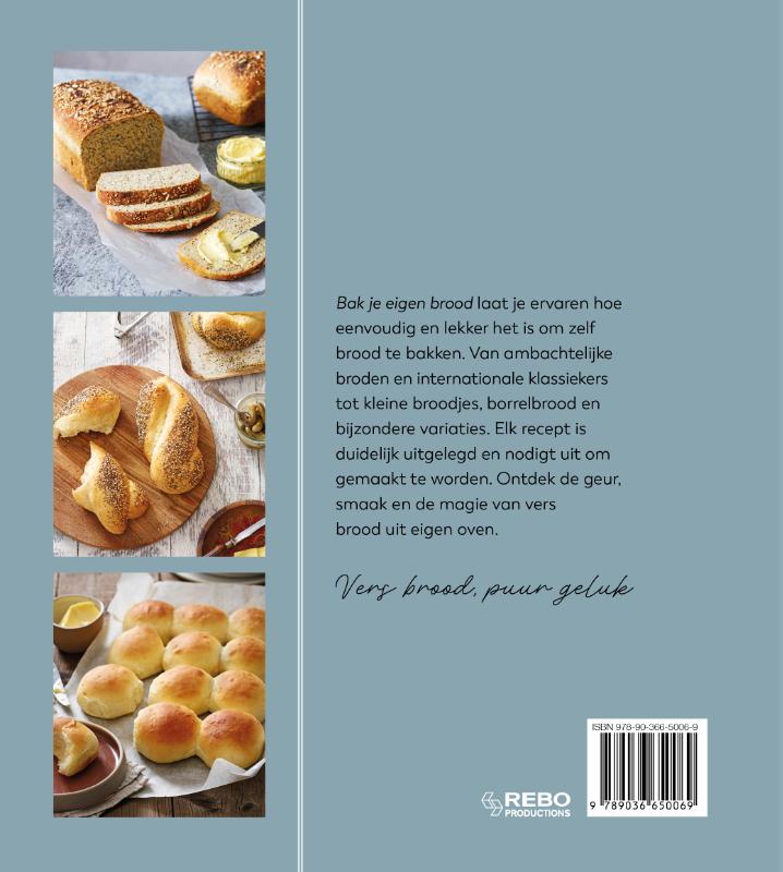 Achterkant van Bak je eigen brood