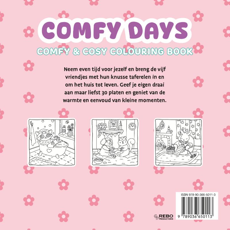 Achterkant van Comfy days