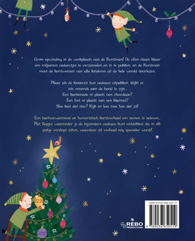 Achterkant van Een cadeau voor de Kerstman