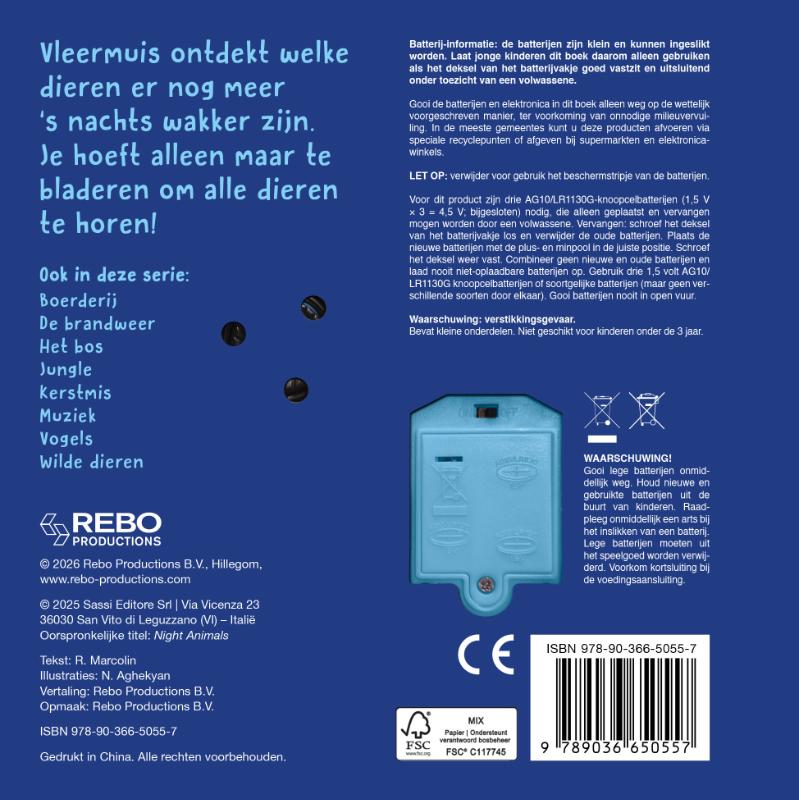 Achterkant van Nachtdieren - Wat hoor ik daar?