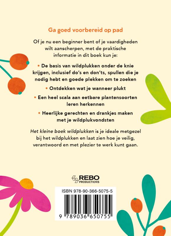 Achterkant van Het kleine boek wildplukken