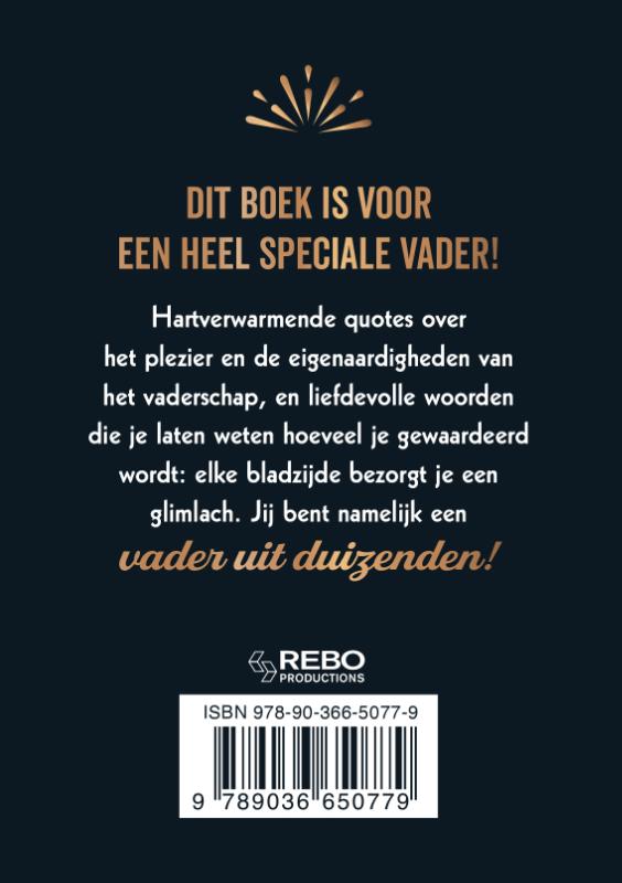 Achterkant van Dad in a million