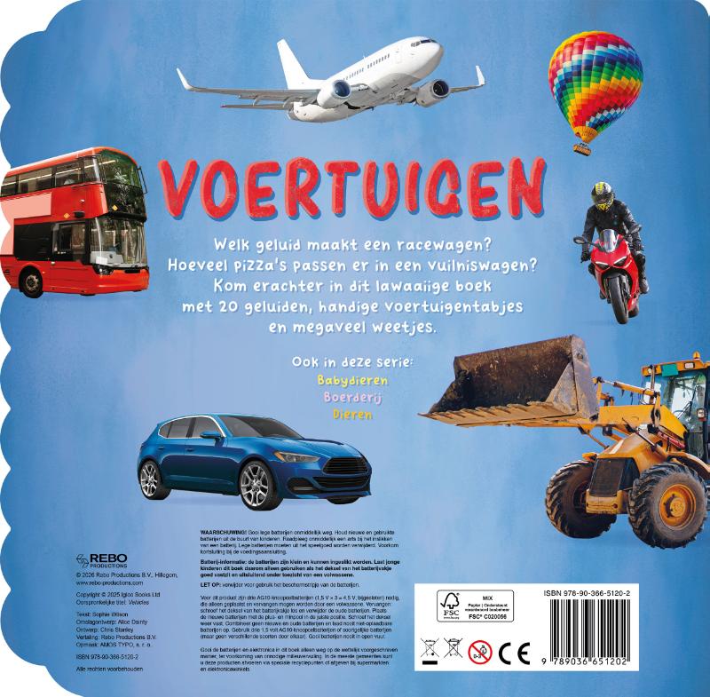 Achterkant van Voertuigen - 20-geluidenboek