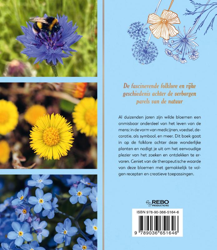 Achterkant van De natuurlijke apotheek wilde bloemen