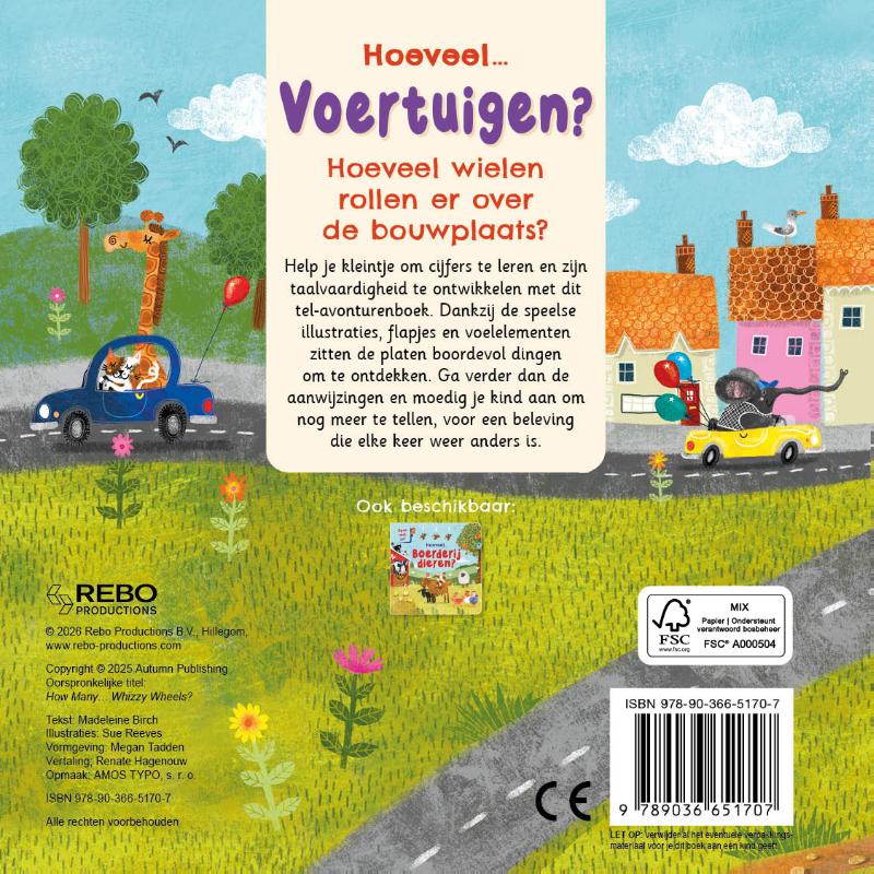 Achterkant van Hoeveel voertuigen?