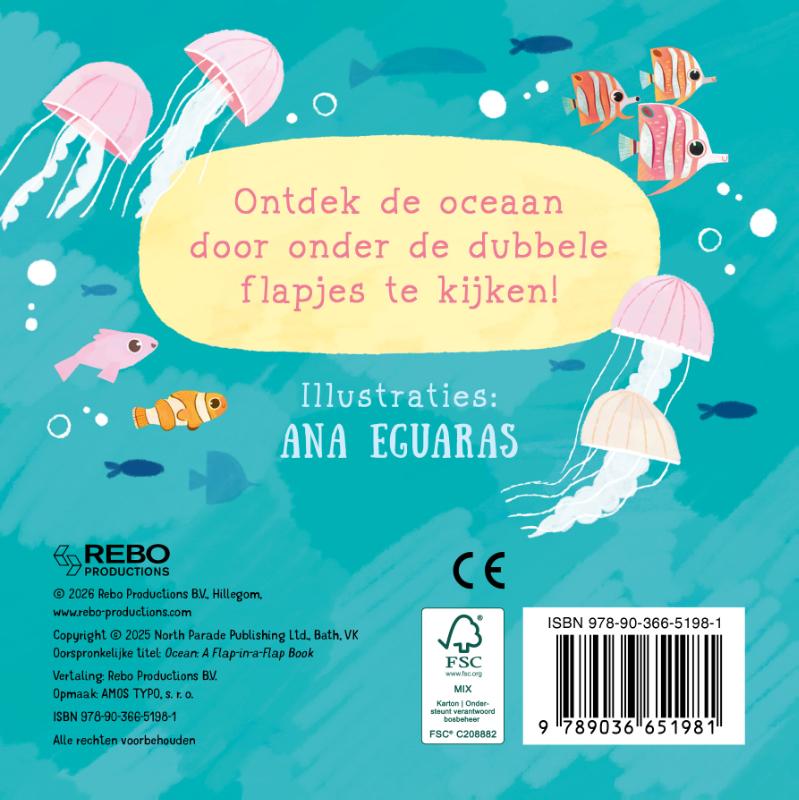 Achterkant van Oceaan - Mijn eerste flapjesboek