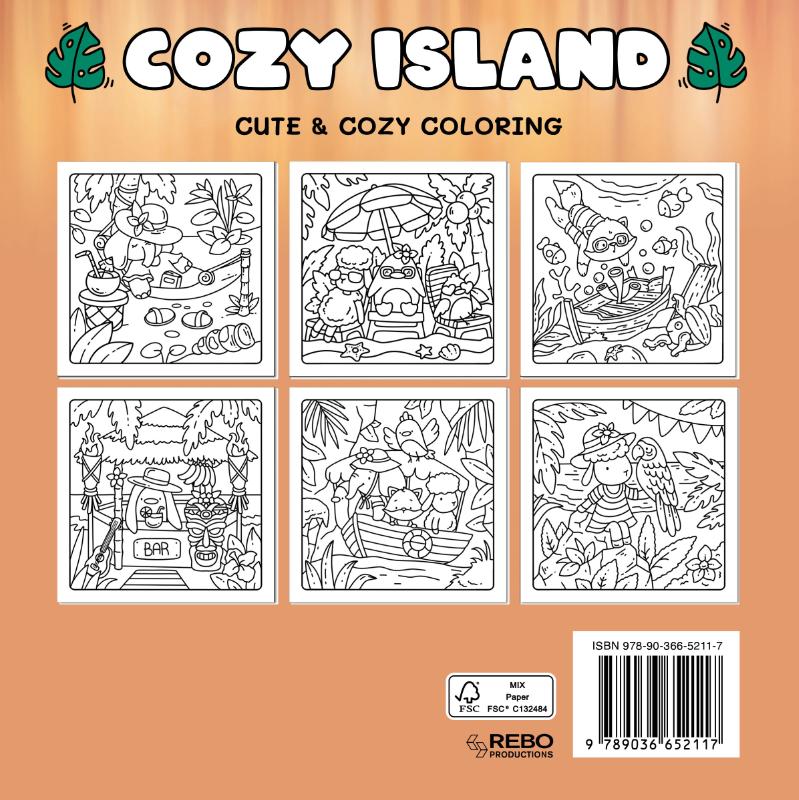 Achterkant van Cozy island