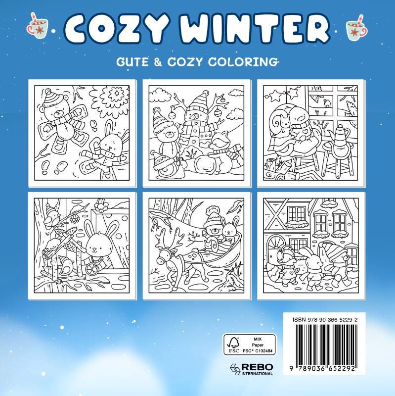 Achterkant van Cozy Winter