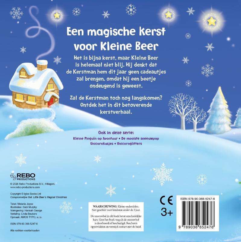 Achterkant van Een magische kerst voor Kleine Beer