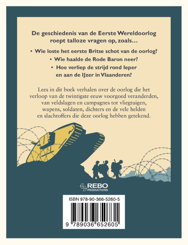 Achterkant van De Eerste Wereldoorlog: feiten & verhalen