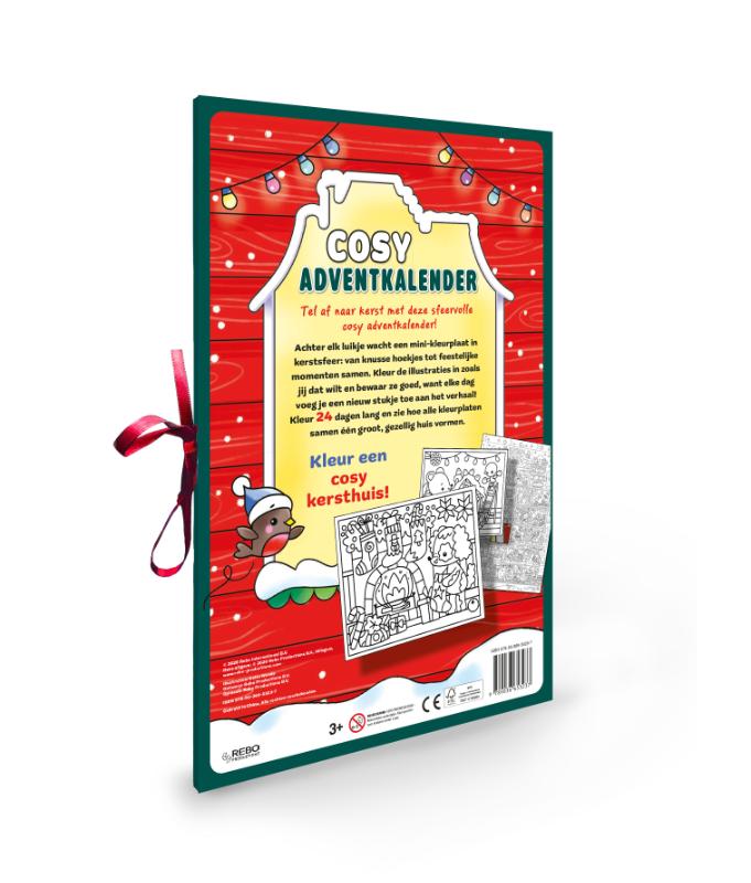 Achterkant van Cosy Colouring Adventkalender