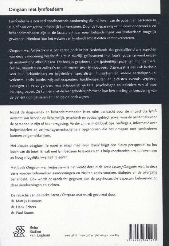 Achterkant van Omgaan met lymfoedeem