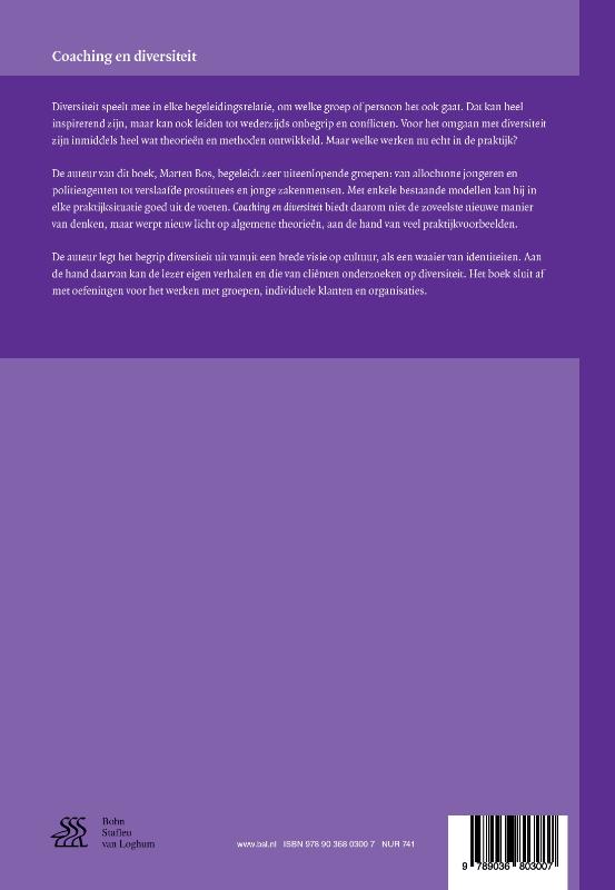 Achterkant van Coaching en diversiteit