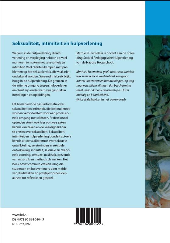 Achterkant van Seksualiteit, intimiteit en hulpverlening