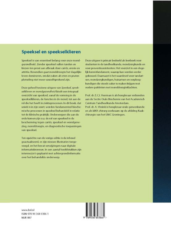 Achterkant van Speeksel en speekselklieren