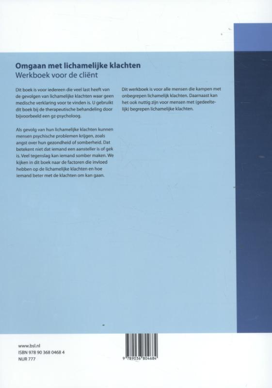 Achterkant van werkboek