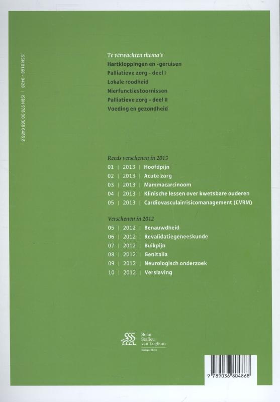 Achterkant van Bijblijven nr. 6 -2013 - Duizeligheid en vallen