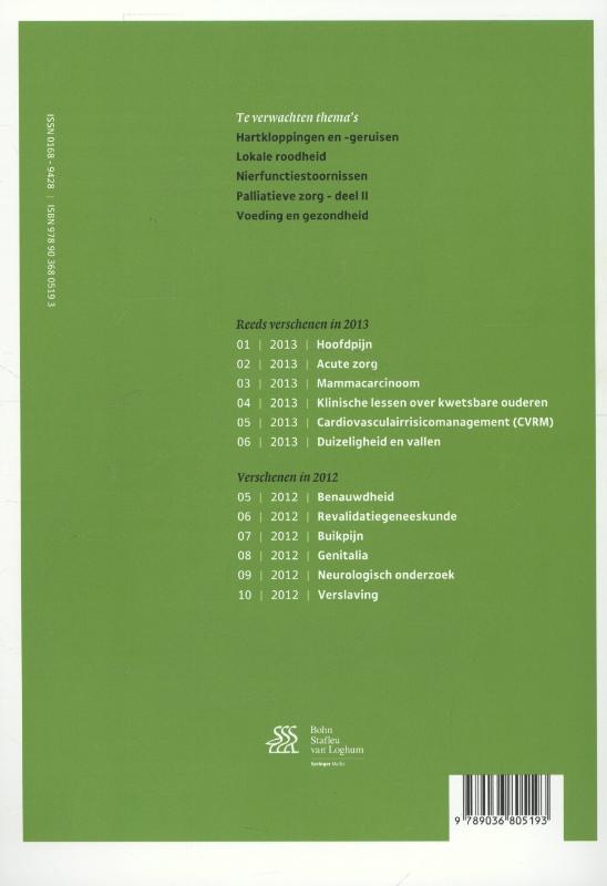 Achterkant van Bijblijven nr. 7 - 2013 - Palliatieve zorg – deel I