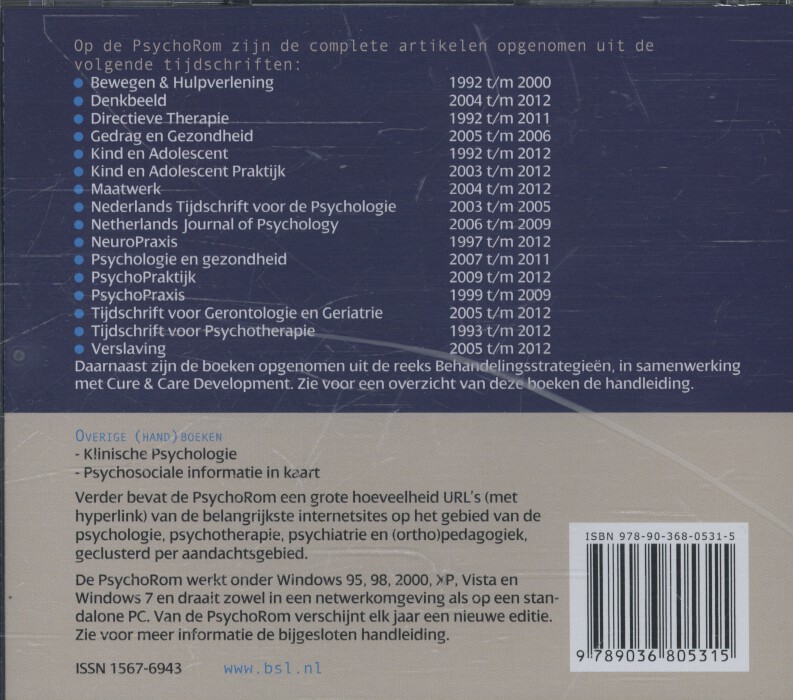 Achterkant van 2013