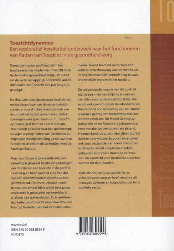 Achterkant van Toezichtdynamica