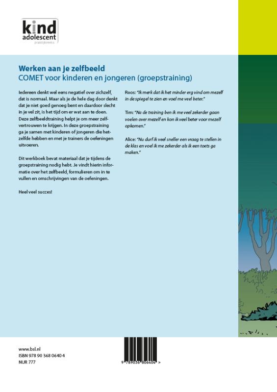 Achterkant van Werken aan je zelfbeeld