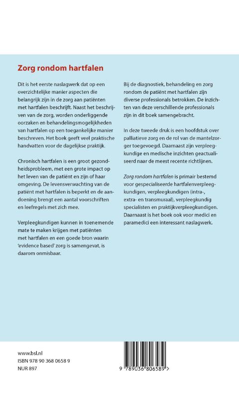 Achterkant van Zorg rondom hartfalen