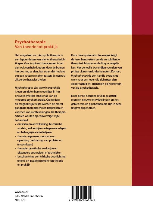 Achterkant van Psychotherapie