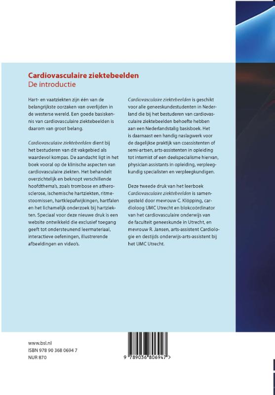 Achterkant van Cardiovasculaire ziektebeelden