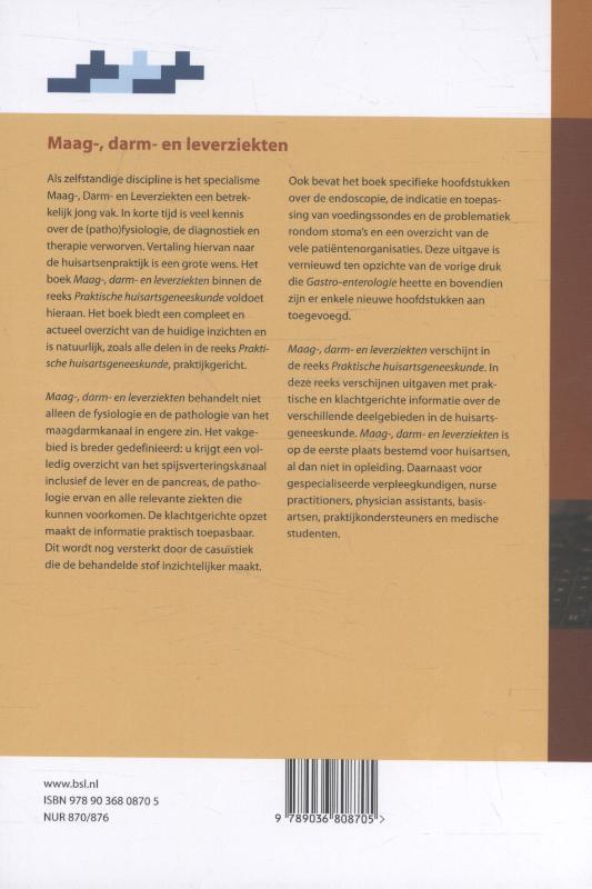 Achterkant van Maag-, darm-en leverziekten